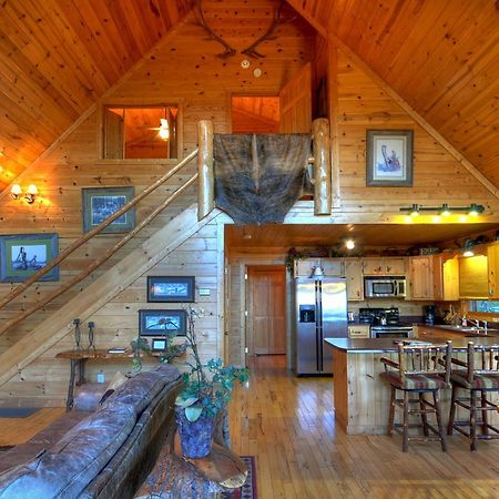 The View Sweeping Mountain Views Gas Fireplace Game Room Hot Tub Blue Ridge Exteriör bild