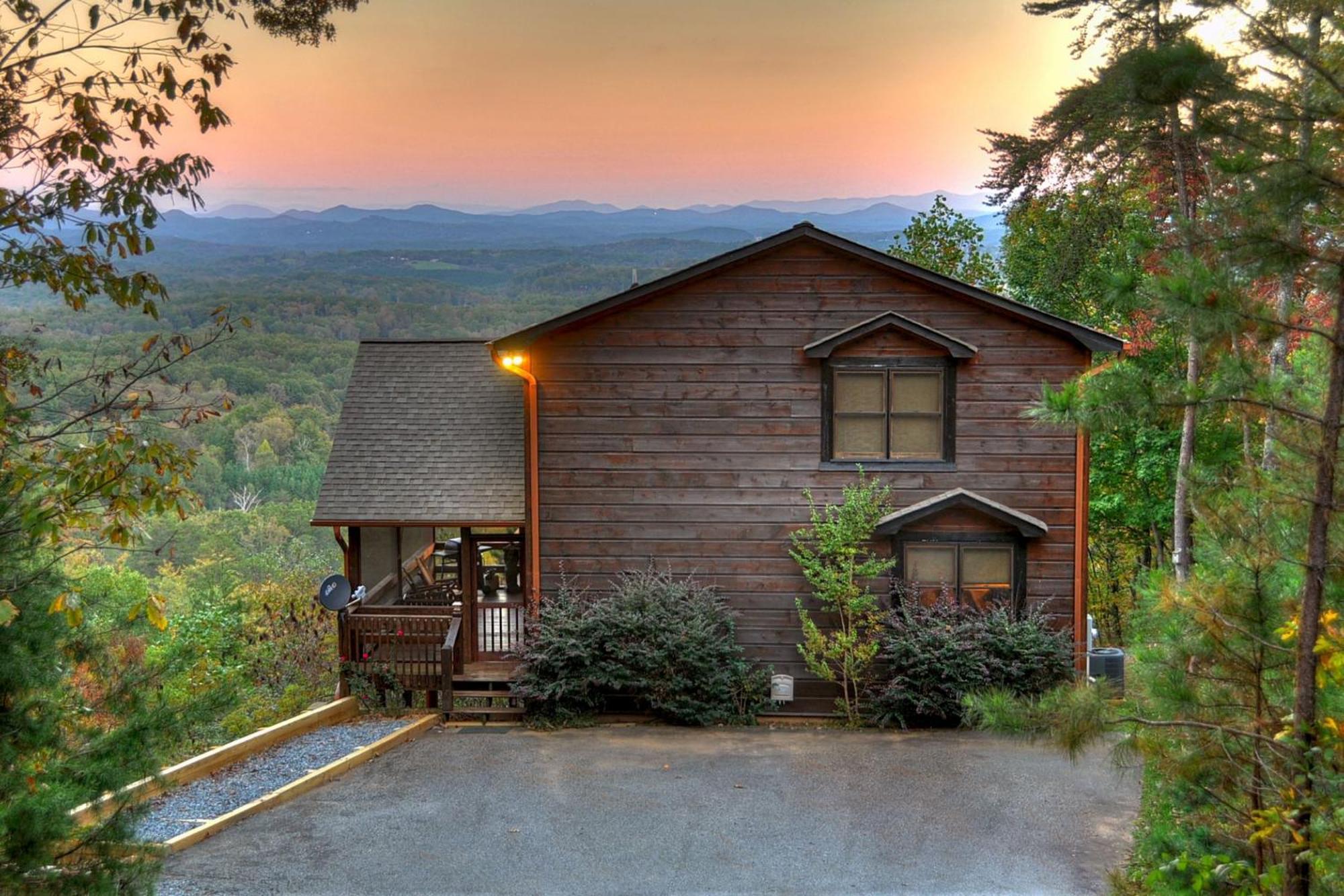 The View Sweeping Mountain Views Gas Fireplace Game Room Hot Tub Blue Ridge Exteriör bild