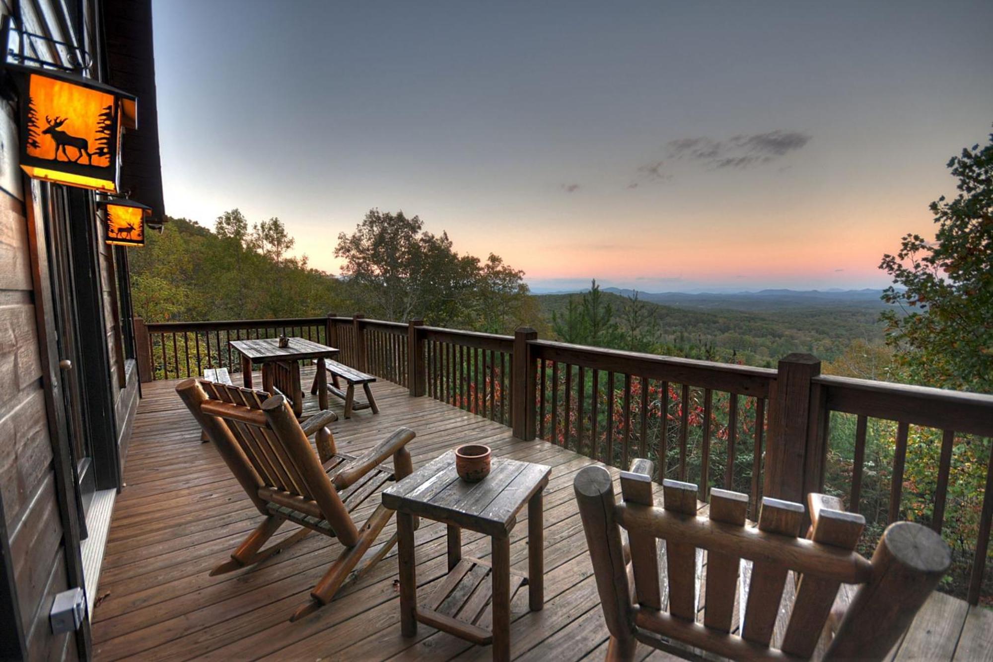 The View Sweeping Mountain Views Gas Fireplace Game Room Hot Tub Blue Ridge Exteriör bild