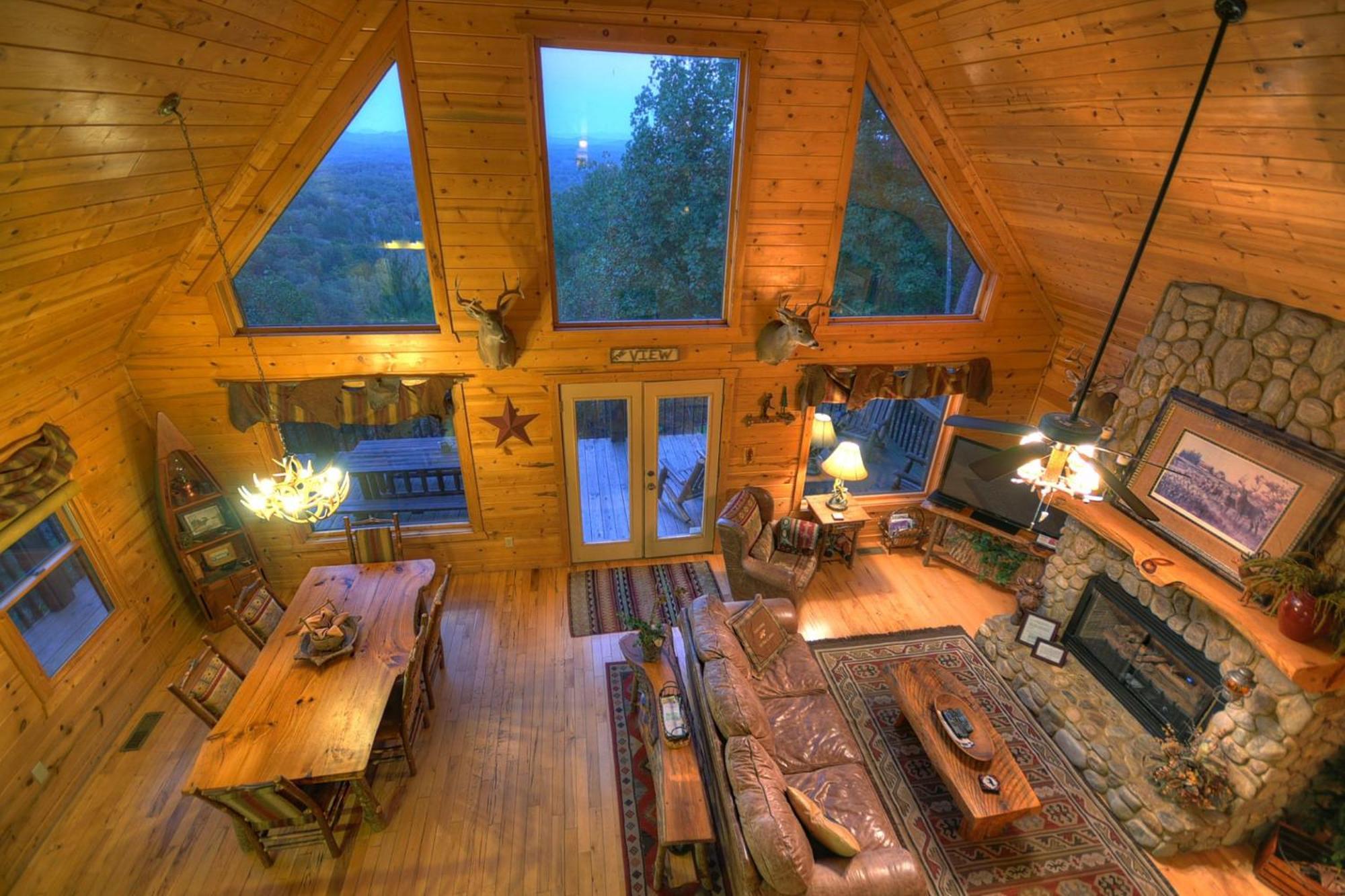The View Sweeping Mountain Views Gas Fireplace Game Room Hot Tub Blue Ridge Exteriör bild